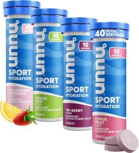Nuun Sport Zero Electrolyte Tablets - Hydration